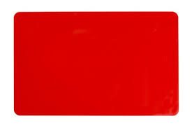 Evolis 85.6 x 54mm, PVC, Red, 100pc. C4301