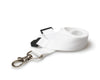 20mm Recycled White Lanyards with Flat Breakaway and Metal Trigger Clip (Pack of 100)