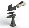 Havis Custom Backplate for Pax A80 to mount to any FlexiPole Payment Terminal Stand