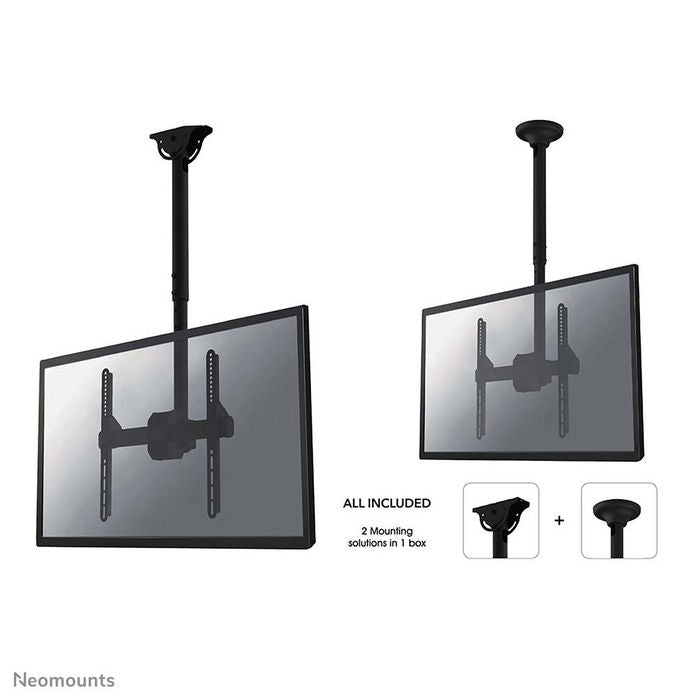 Neomounts Select TV/Monitor Ceiling Mount for 32"-60" Screen, Height Adjustable - Black