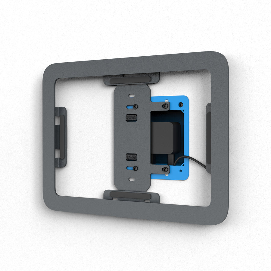 Heckler H654BG Wall Mount MX for iPad 10.2-inch with Redpark Gigabit + PoE Adapter for Lightning
