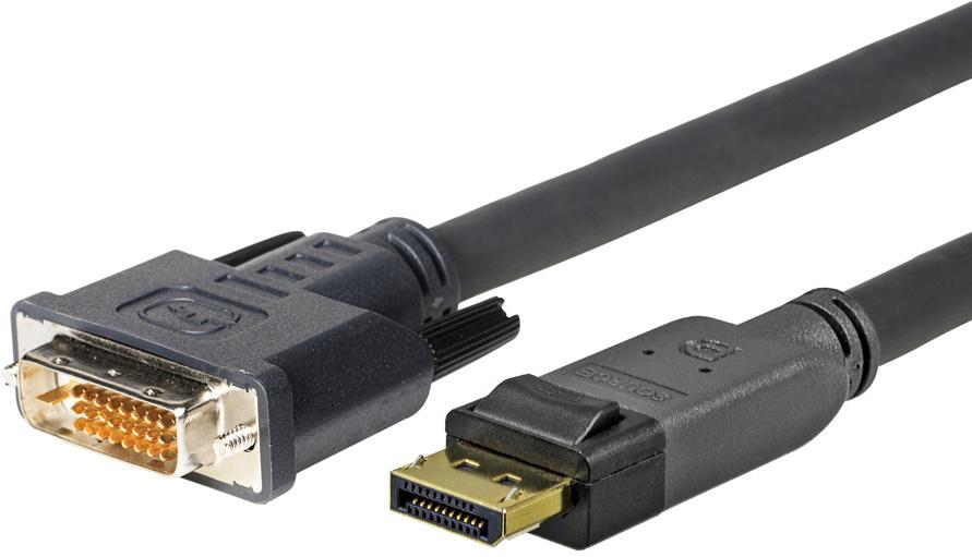 Vivolink Pro Displayport - DVI 24+1 - various lengths - Pos-Hardware Ltd