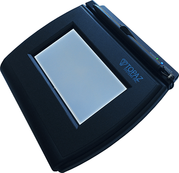 Topaz T-LBK750SE-BT-R Bluetooth Signature Pad - Pos-Hardware Ltd