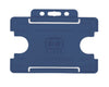 BioBadge Dark Blue Open Faced Holders Landscape - Pack 100