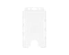 BioBadge Clear Dual-Sided Holders Portrait - Pack of 100