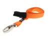 10mm Recycled Plain Orange Lanyards with Metal Lobster Clip (Pack of 100)