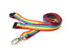 15mm Recycled Rainbow Lanyards with Metal Lobster Clip (Pack of 100)