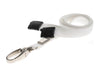 10mm Recycled Plain White Lanyards with Metal Lobster Clip (Pack of 100)