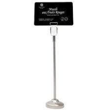 Evolis metal price tag, 18CM tall .AC000015