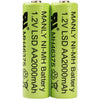 Socket AA NiMH Batteries for SocketScan S700/S730/S740, 2 batteries