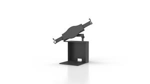 BOXaPOS Universal Clamp Tablet Stand with Small Printer stand