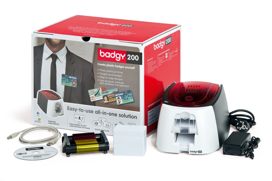 Evolis Badgy 200 Card Printer - Pos-Hardware Ltd
