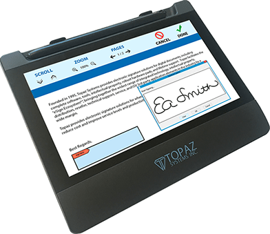 Topaz TD-LBK070VA-USB-R GemView 7 eSign Tablet Display - Pos-Hardware Ltd