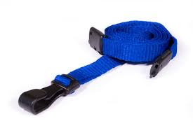 Capture Royal Blue 10mm Breakaway Lanyard With Plastic Hook