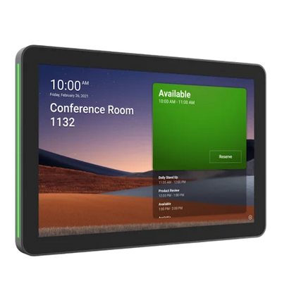 Logitech TAP 10.1" Room Booking Panel for Meeting Rooms.
