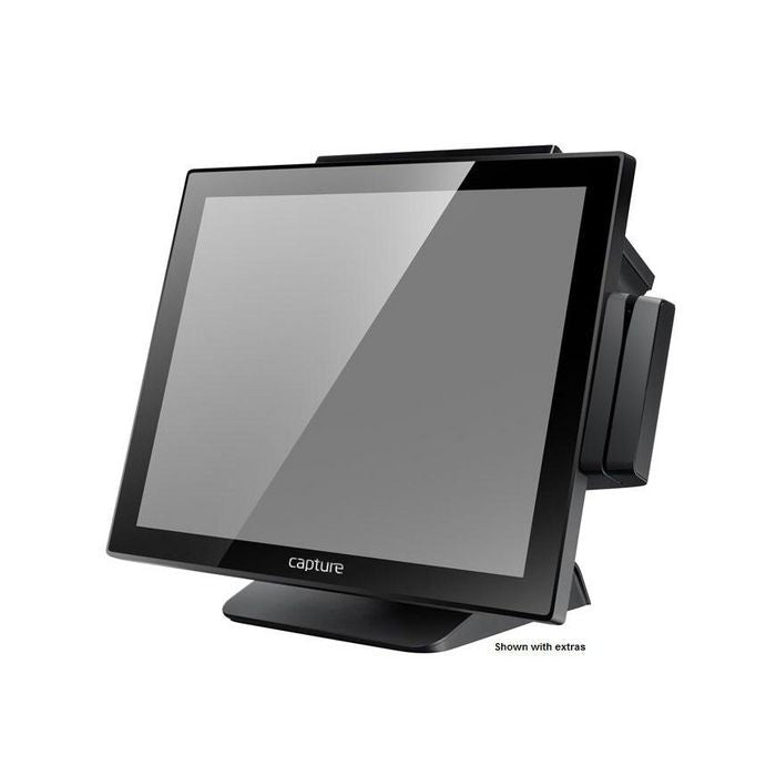 Capture Swordfish 15 Inches Full Flat Fanless POS System with 2nd display.