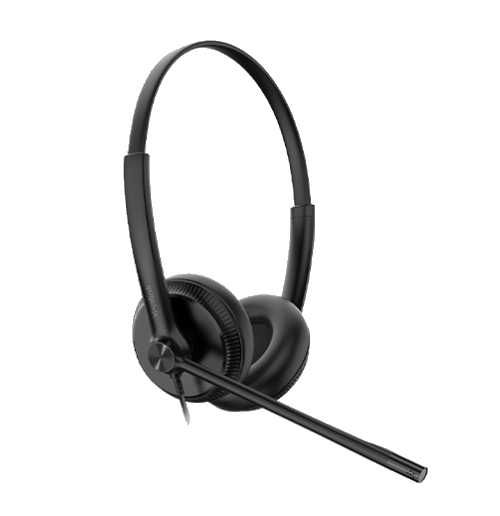 Yealink YHS34 Dual Ear Soft Leather Headset
